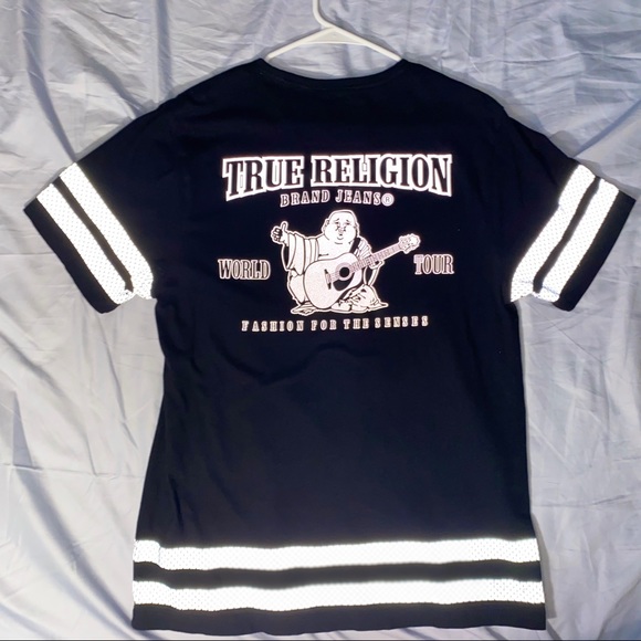 True Religion Other - True religion black reflective tee